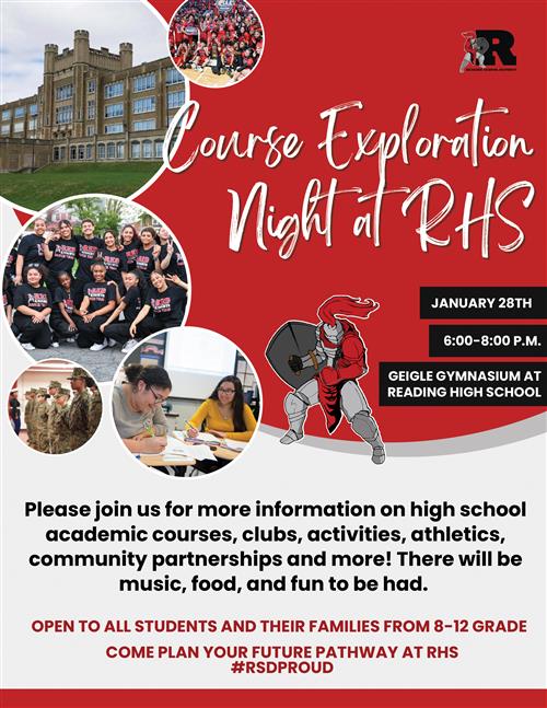  Course Exploration Night at RHS